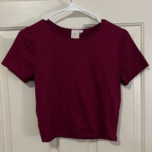 Live in the Moment basic crop top